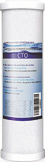 QWaterFilters Water Filter Replacement Central Water Filtration System made of Activated Carbon 20" CTO 5 μm
