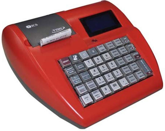 ICS Top Ταμειακή Μηχανή Red σε Κόκκινο Χρώμα