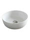 Scarabeo Glam Vessel Sink Porcelain 39x39x14cm White Matt