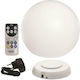 Eurolamp Φωτιστικό Γλόμπος LED Εξωτερικού Χώρου 5W RGB IP67 Λευκό