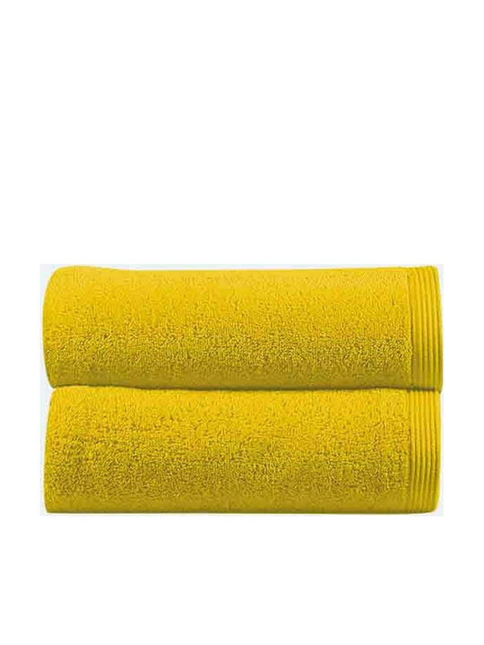 Sorema Σετ Πετσέτες Μπάνιου 3τμχ New Plus Mustard