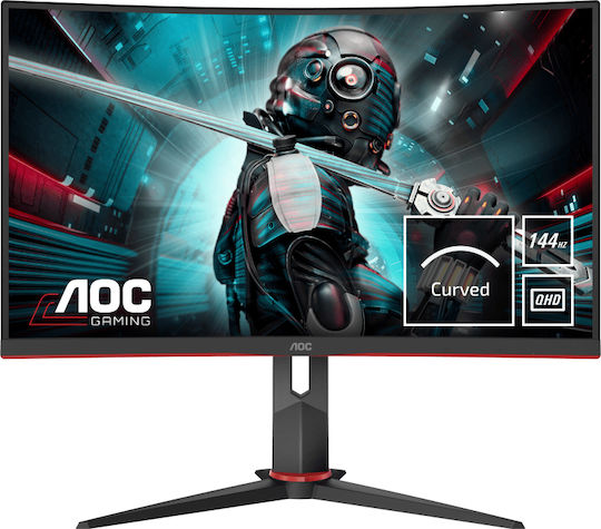 AOC CQ27G2U VA Gebogen Spiele-Monitor 27" QHD 2560x1440 144Hz mit Reaktionszeit 4ms GTG