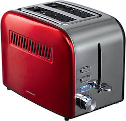 Heinner HTP-850RDIX HTP-850RDIX Toaster 2 Schlitze 850W Rot