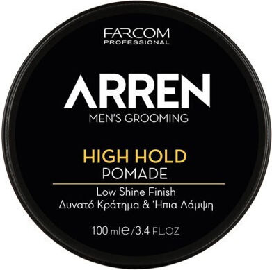 Farcom Arren Grooming Pomade High Hold για Δυνατό Κράτημα & Λάμψη 100ml