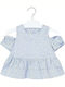 Kinderbluse Ärmellos Hellblau