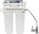 Aqua Water Filtration System Double Under Sink / Central Supply Micron 3/4'' with Faucet 01-2410