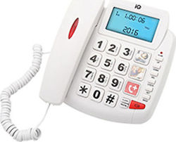 IQ DT-891CID New Kabelgebundenes Telefon Büro Weiß DT-891CID