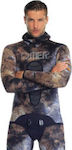 Omer Mix 3D Diving Jacket Shaved Inside with Chest Pad for Spearfishing Camouflage Brown 7mm