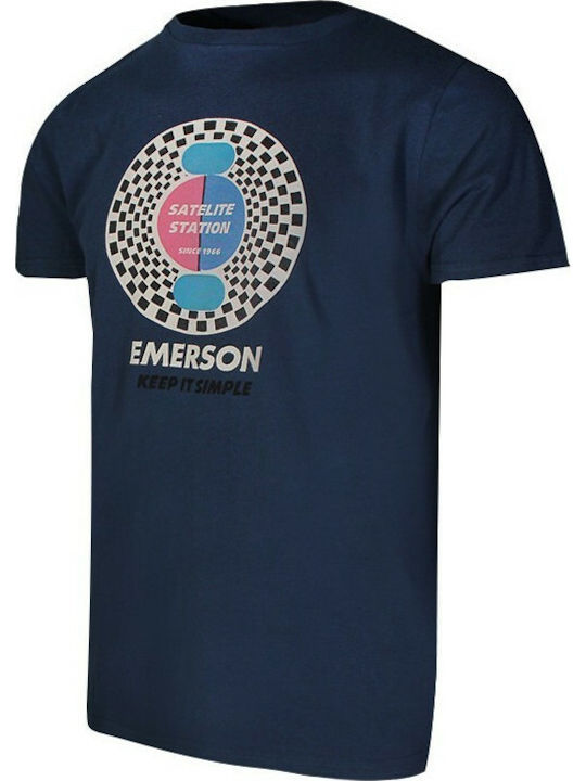 Emerson T-shirt Bărbătesc cu Mânecă Scurtă Midnight Blue