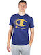 Champion Herren T-Shirt Kurzarm Lila