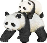 Papo Миниатюрна Играчка Panda & Baby Panda 6см.