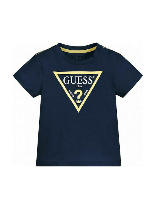 Guess Tricou pentru copii Albastru marin