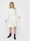 Only Midi Shirt Dress Dress Long Sleeve Cloud Dancer