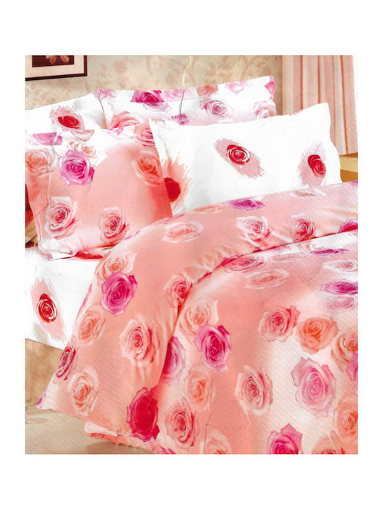 Silk Fashion Duvet Cover Set Cotton Double with...