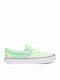 Checkerboard Classic Women's Canvas Slip-Ons Green Ash/True White