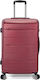 Benzi Cabin Travel Suitcase Hard Burgundy with 4 Wheels Height 55cm