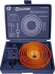 Harden Hole Saw Set with Diameter από 64mm έως 127mm for Wood and Plastic