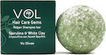 Vis Olivae Hair Care Gems Spirulina & White Clay Vegan Shampoo Bar 55gr