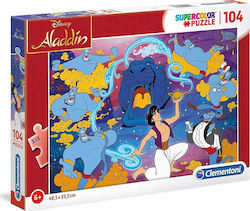 Kinderpuzzle Aladdin für 6++ Jahre 104pcs Clementoni