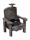 Espiel Κασπώ Καρέκλα σε Γκρι Χρώμα 23x23cm