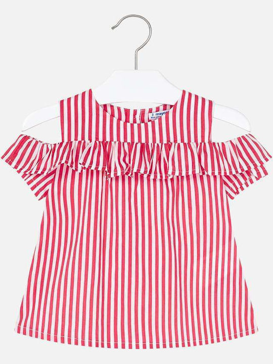 Kinderbluse Ärmellos Rot