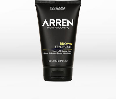 Farcom Arren Brown Styling Tinted Hair Gel for Gray Hair 150ml