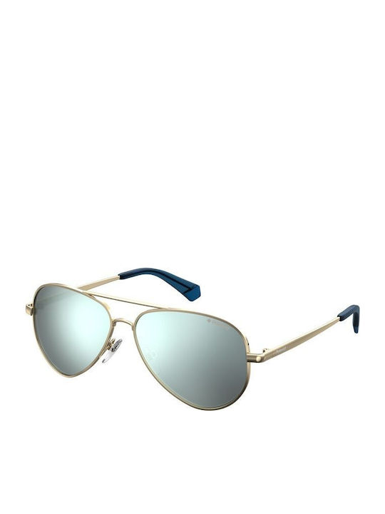 Polaroid Παιδικά Γυαλιά Ηλίου με Polarized Καθρέφτη Φακό Χρυσά