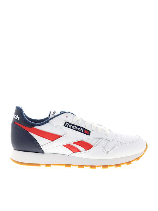 Reebok Classic Leather Ανδρικά Sneakers Λευκά