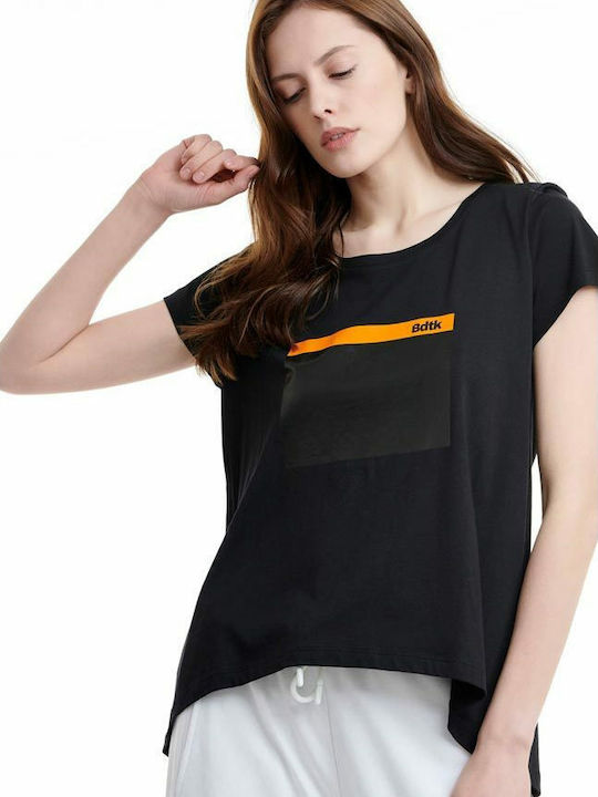 BodyTalk 1201-906528 Women's Athletic T-shirt Black