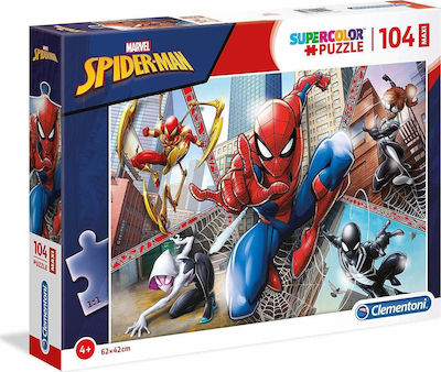 Kids Puzzle Spiderman for 4++ Years 104pcs Clementoni