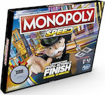 Board Game Monopoly Speed (Αγγλική Έκδοση) for 2-4 Players 8+ Years Old (EN) Hasbro