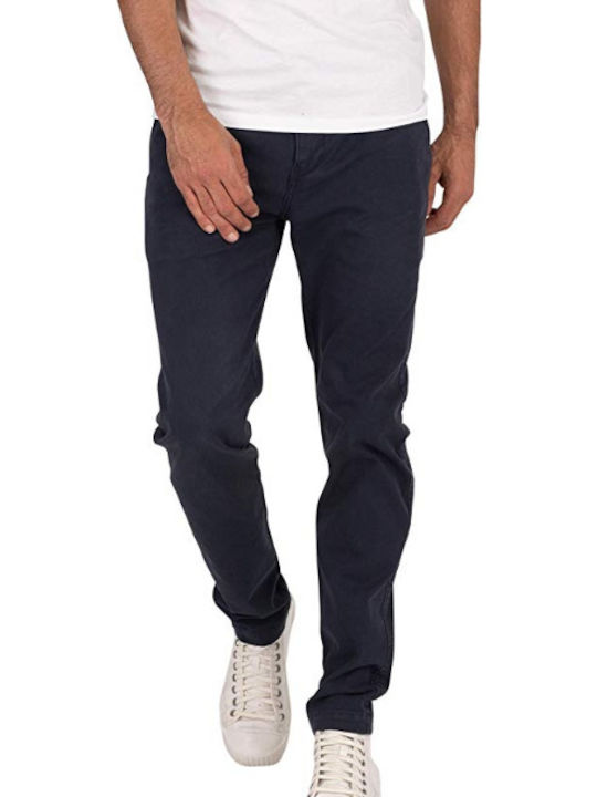 Xx Trousers Chino Elastic in Slim Fit Navy Blue