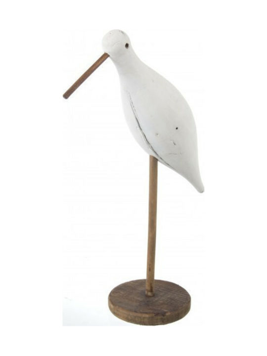 Bizzotto Decorative Animal made of Wood Seagull 23.5x12x40cm 23.5x12x40cm 1pcs