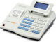 Carat Leader Cash Register White with Battery in White Color