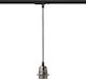 Rendl Light Studio Elisa Pendant Light Suspension Rail for Socket E27 Black