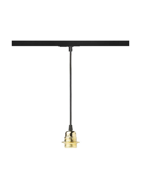 Rendl Light Studio Elisa Pendant Light Suspension Rail for Socket E27 Gold