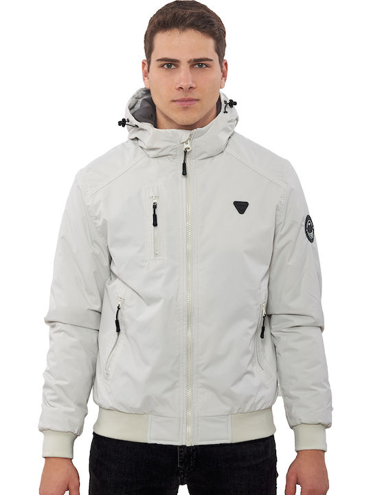 ATLAS - MEN'S BOMBER JACKET BEIGE