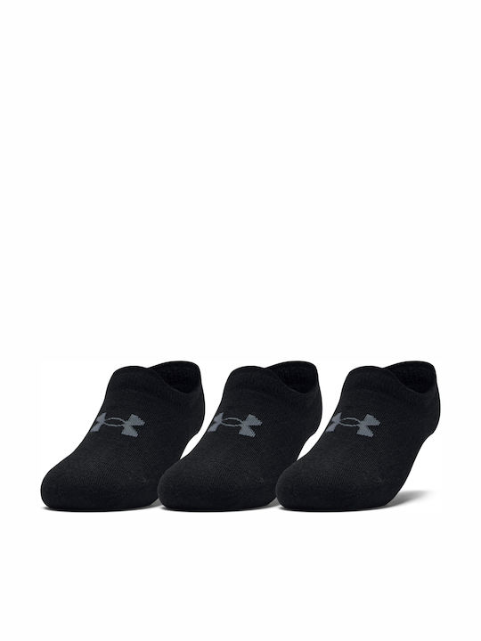 Under Armour Ultra Lo Αθλητικές Κάλτσες Μαύρες 3 Ζεύγη