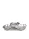 Alessi Babyboop Inox Ορντεβιέρα 3 Θέσεων Ασημί Ø23cm