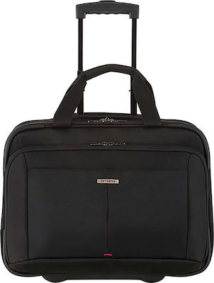 Samsonite Cabin Travel Suitcase Fabric Black with 2 Wheels Height 45cm