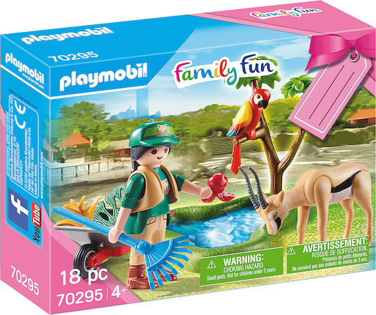 Playmobil Family Fun Gift Set-Zoo for 4+ years old