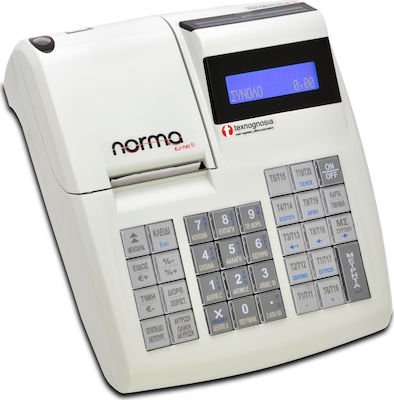 Norma Norma EJ NET ΙΙ Portable Cash Register with Battery in White Color