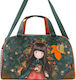 Santoro Autumn Leaves Sack Voyage Green L50xW23xH31cm