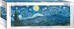 Starry Night Panorama by Van Gogh Puzzle 2D 1000 Bucăți