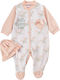Funky Set Babystrampler Langärmliges mit Zubehör Weiß 2Stück