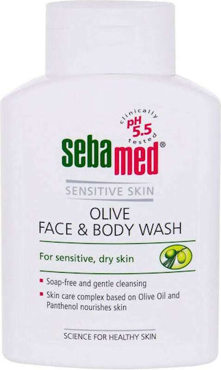 Sebamed Gel De Duș Cu Ulei De Măsline Și AHA Pentru Exfoliere 200ml
