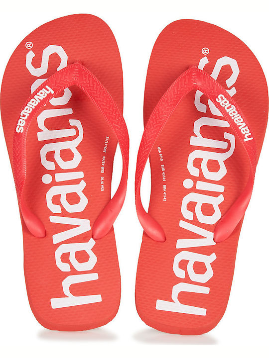 Top Logomania Men's Flip Flops Red