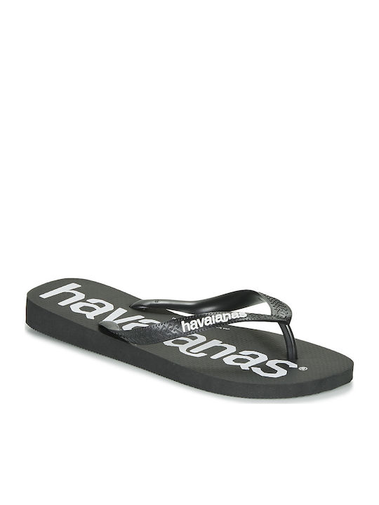 Παιδικές Σαγιονάρες Flip Flops Μαύρες Top Logomania