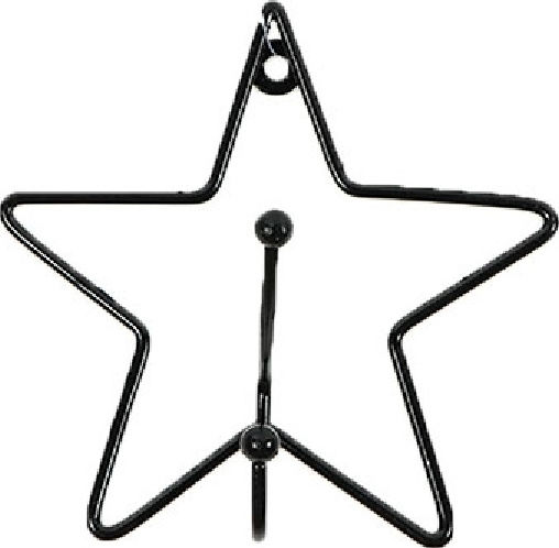 Minene Kinder Wandhaken Metallisch 12x12cm
