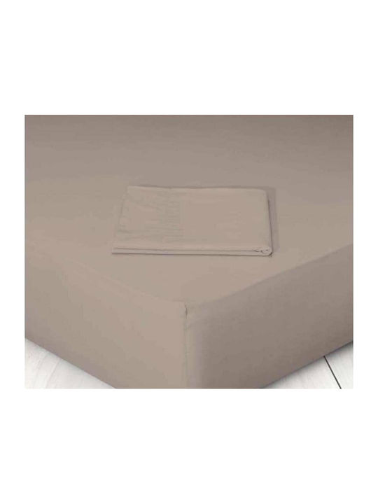 Marwa Σεντόνι Μονό 160x250εκ. Beige 011
